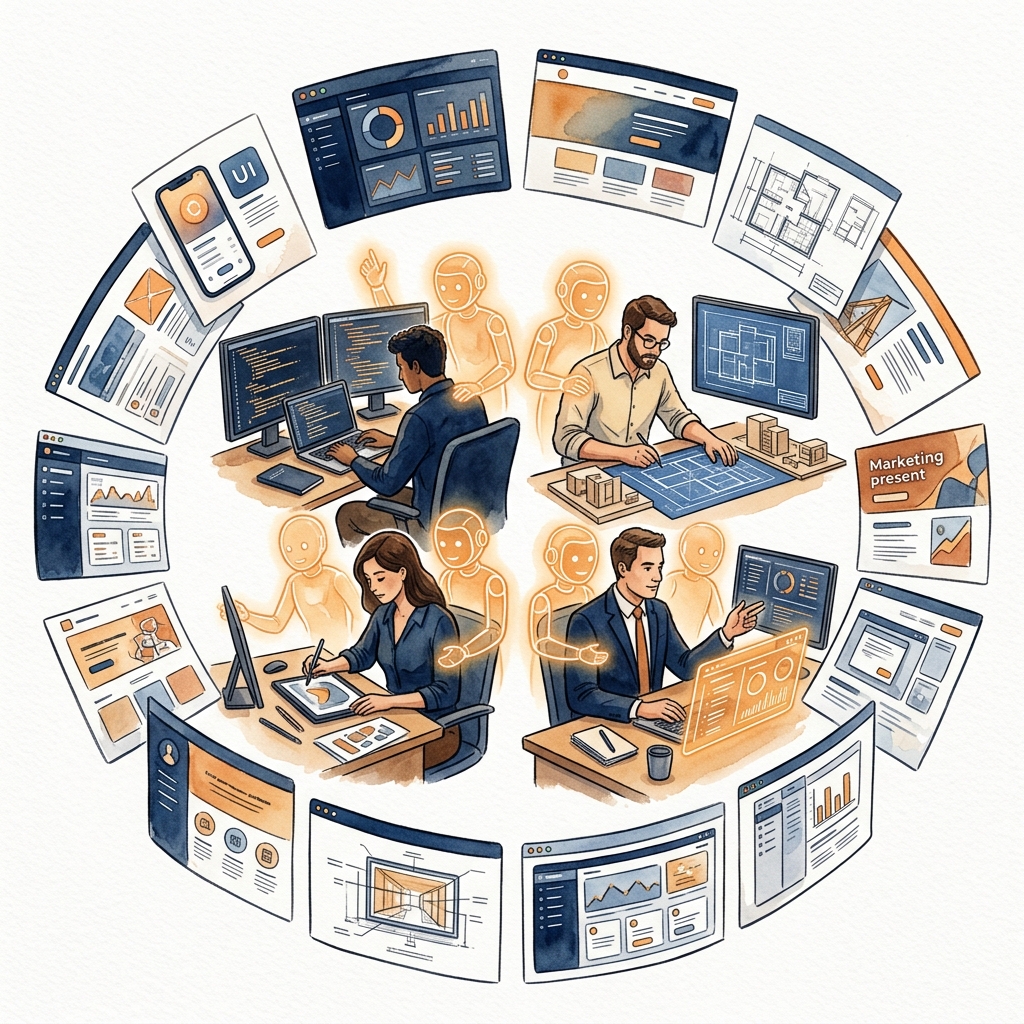 Team of 4 producing output of 15