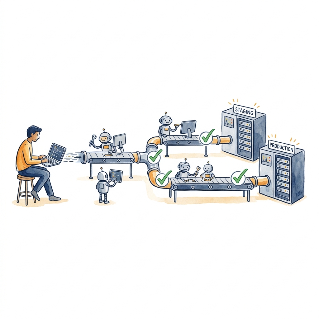 Automated CI/CD deployment pipeline