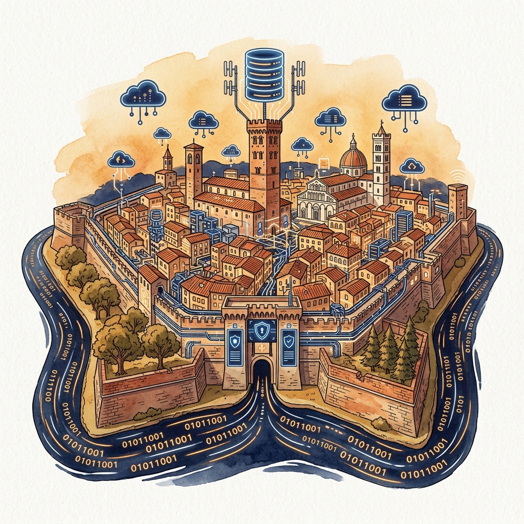 The Walled City - digital fortress architecture